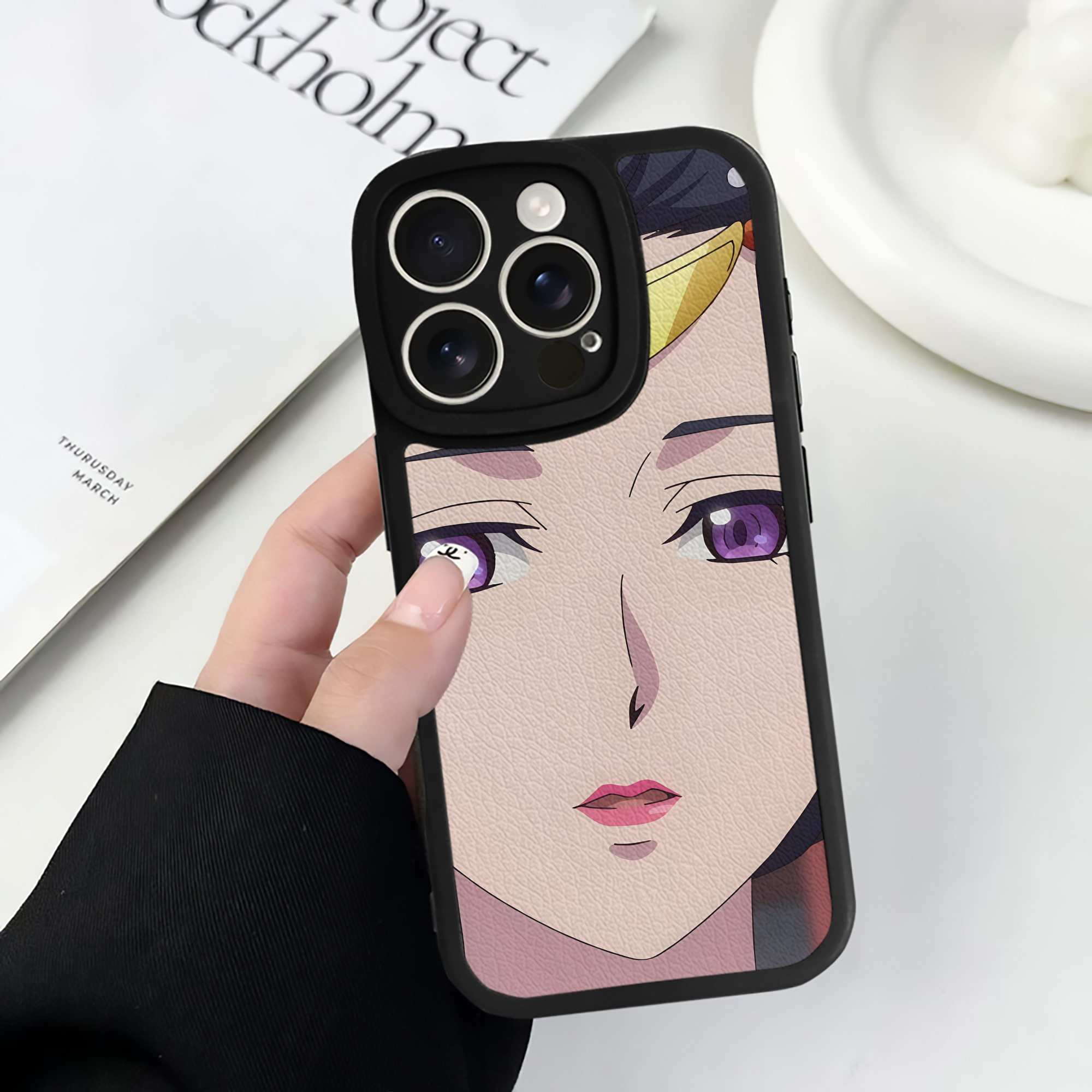 薬屋のひとりごと The Apothecary Diaries 【iPhone 16シリーズ対応】シリコンスマホケース（レザー調） 材質：シリコン